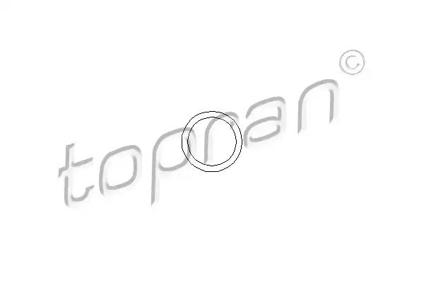 Прокладка, фланец охлаждающей жидкости TOPRAN 108646