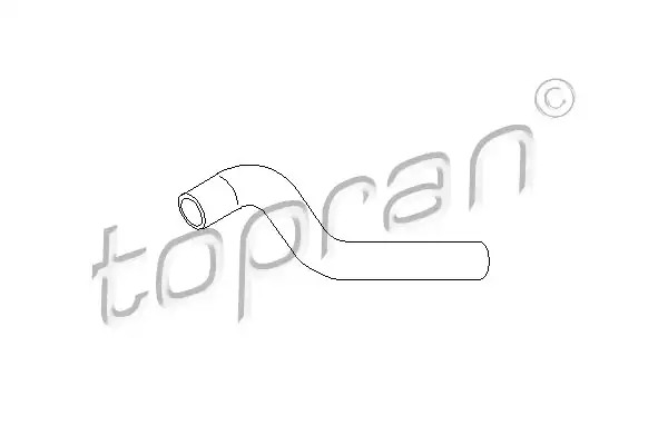 Патрубок радиатора TOPRAN 206702