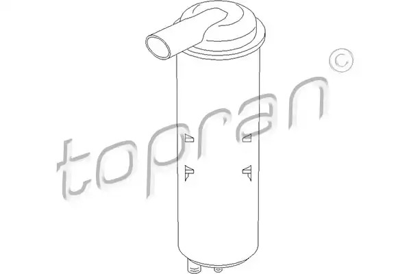 Фильтр с активированным углём, система вентиляции бака TOPRAN 111022