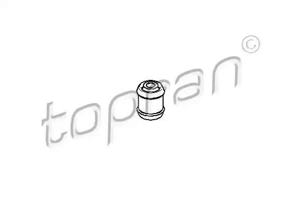Комплект тормозных колодок, дисковый тормоз TOPRAN 108770