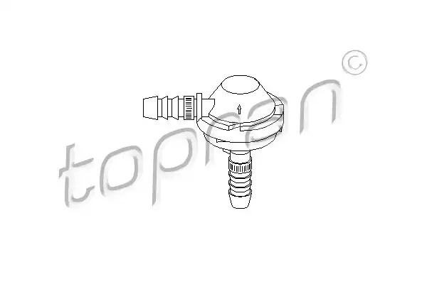 Клапан управления впускного коллектора TOPRAN 112282