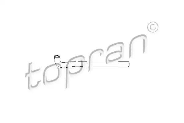 Патрубок радиатора TOPRAN 100216