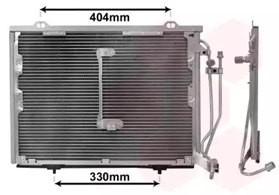 Радиатор кондиционера VAN WEZEL 30005245