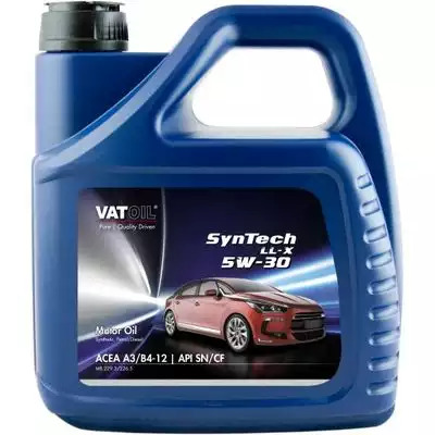 Моторное масло Vatoil SynTech LL-X 5W30  4л. VATOIL 50425