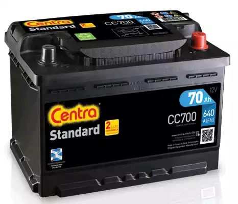 Аккумулятор Centra Standard 70Ah 640A R+ CENTRA CC700