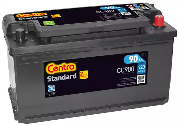 Аккумулятор Centra Standard 90Ah 720A R+ CENTRA CC900