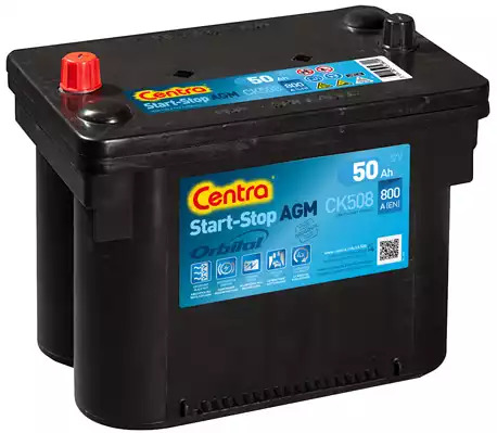 Аккумулятор Centra AGM 50Ah 800A L+ Start-Stop (Asia) CENTRA CK508