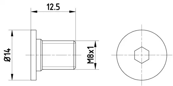 Болты крепления тормозного диска TEXTAR TPM0002