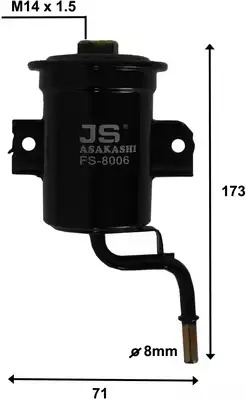 Фильтр топливный JS ASAKASHI FS8006