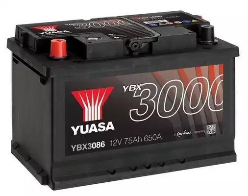 Аккумулятор Yuasa 76Ah 680A L+ (3000 series) YUASA YBX3086