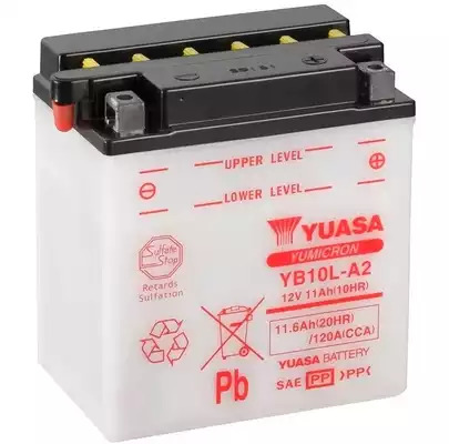 Аккумуляторы для мотоцикла Yuasa YuMicron 12V 11.6Ah 120A R+ YUASA YB10LA2