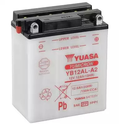 Мото аккумулятор Yuasa YuMicron 12V 12.6Ah R+ YUASA YB12ALA2