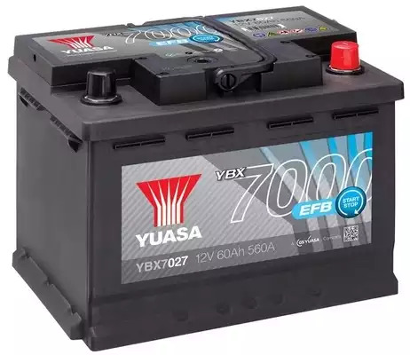 Аккумулятор Yuasa EFB 65Ah 600A R+ (Start-Stop) (7000 series) YUASA YBX7027