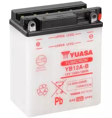 Аккумулятор (АКБ) Yuasa YuMicron Battery 12V 12,6Ah L+ YUASA YB12AB