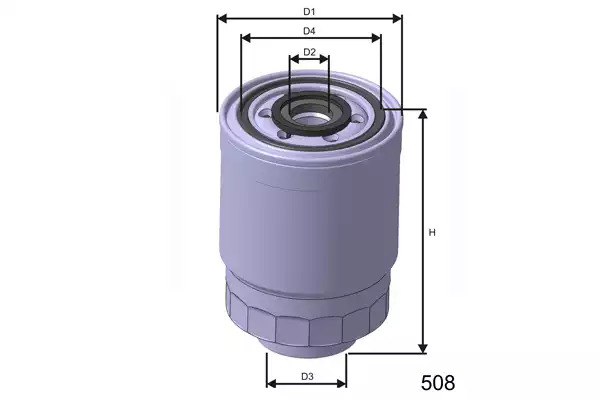 Фильтр топливный MISFAT M443