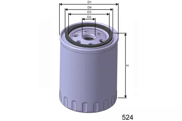 Масляный фильтр MISFAT Z417