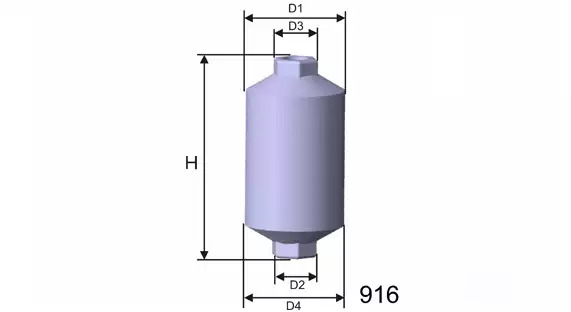 Фильтр топливный MISFAT E503