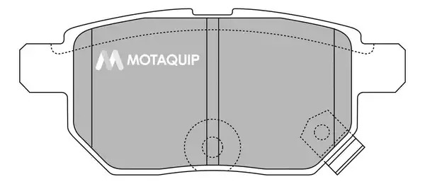 Тормозные колодки задние MOTAQUIP LVXL1363