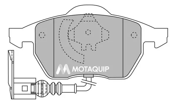 Тормозные колодки передние MOTAQUIP LVXL1125