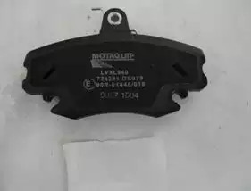 Тормозные колодки передние MOTAQUIP LVXL848