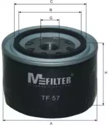 Масляный фильтр M-FILTER TF57