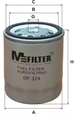 Фильтр топливный M-FILTER DF324