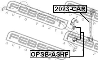 Втулкa стабилизатора переднего (комплект) FEBEST OPSBASHF