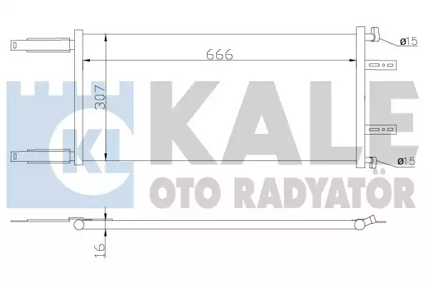 Радиатор кондиционера KALE OTO RADYATOR 342850