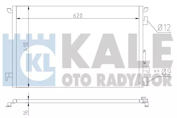 Радиатор кондиционера KALE OTO RADYATOR 389000