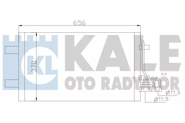 Радиатор кондиционера KALE OTO RADYATOR 386100