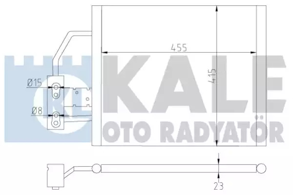 Радиатор кондиционера KALE OTO RADYATOR 343055