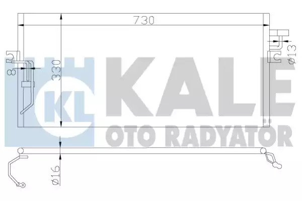 Радиатор кондиционера KALE OTO RADYATOR 388500