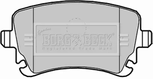 Тормозные колодки задние BORG & BECK BBP1930