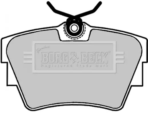 Тормозные колодки задние BORG & BECK BBP1693