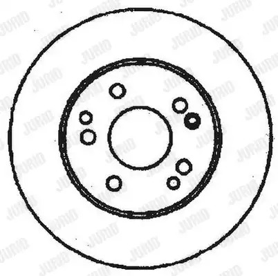 Тормозной диск передний JURID 561331JC