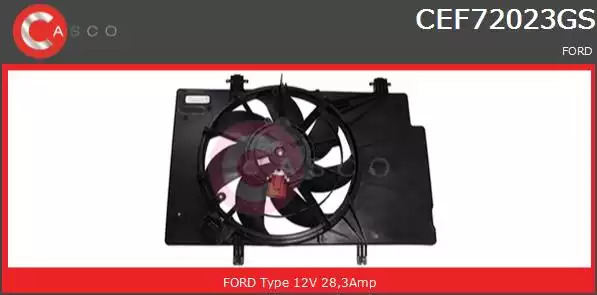 Мотор вентилятора радиатора CASCO CEF72023GS