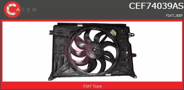 Мотор вентилятора радиатора CASCO CEF74039AS