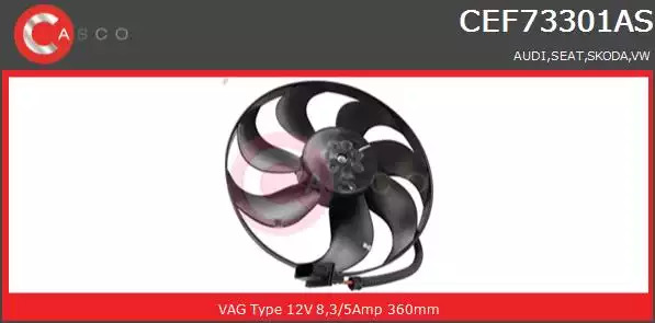 Вентилятор радиатора CASCO CEF73301AS