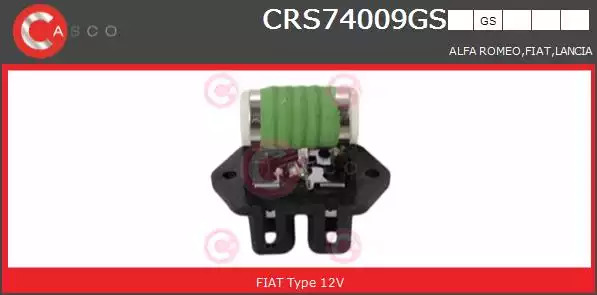 Резистор вентилятора печки CASCO CRS74009GS