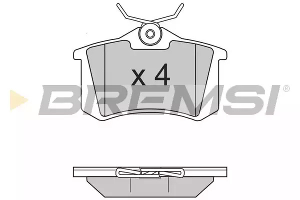 Тормозные колодки задние BREMSI BP2806