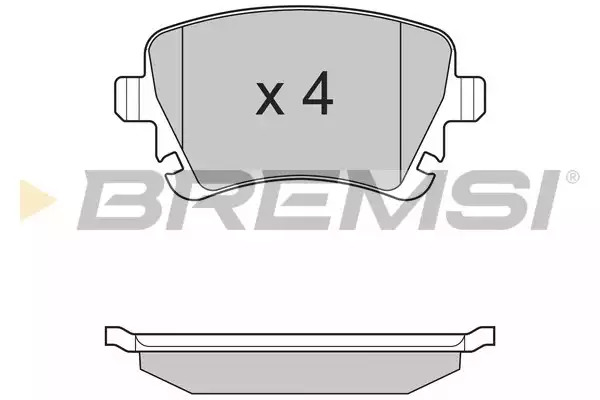 Тормозные колодки задние BREMSI BP3130