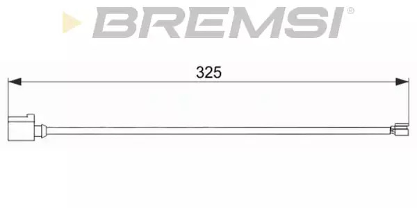 Датчик износа тормозных колодок BREMSI WI0704