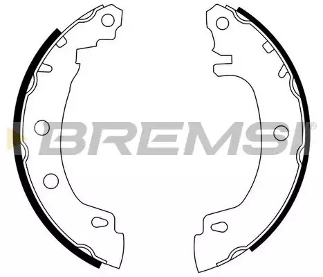 Тормозные колодки барабанные BREMSI GF0405