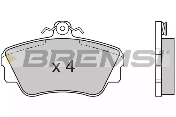 Тормозные колодки передние BREMSI BP2464