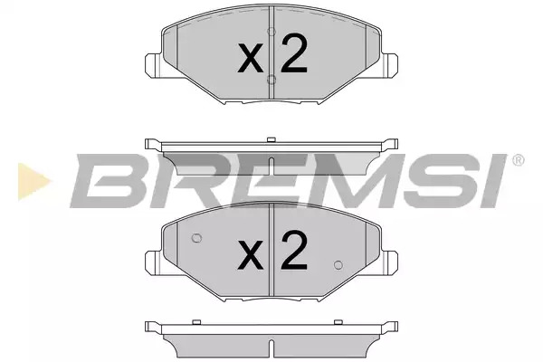 Тормозные колодки передние BREMSI BP3591