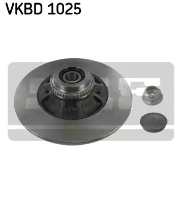 Тормозной диск задний с подшипником SKF VKBD1025