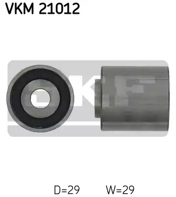 Ролик обводной ремня ГРМ SKF VKM21012