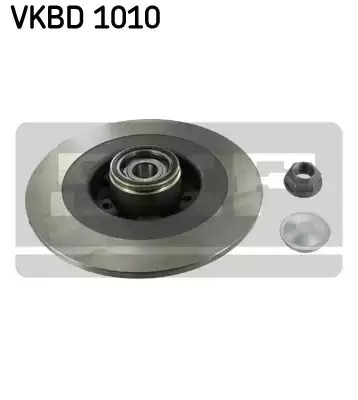 Тормозной диск задний с подшипником SKF VKBD1010