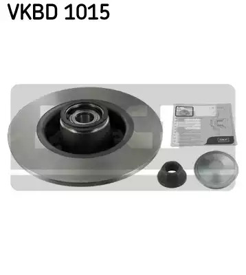 Тормозной диск задний с подшипником SKF VKBD1015