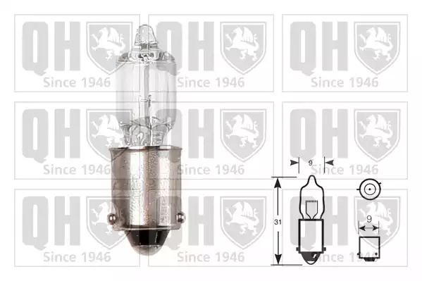 Лампа накаливания QUINTON HAZELL QBL434